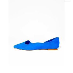 Charlotte Stone Reese Santorini blue wave d’orsay flats 9